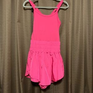 Gianni Bini Hot Pink Sleeveless Romper
